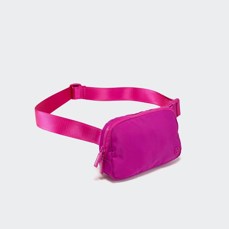 Pander Two Way Zipper Fanny Pack Nylon Everywhere Belt Bag for Women, Water Repellent Waist Packs, Crossbody Bags with Adjustable Strap (Grape Purple) - Image 3